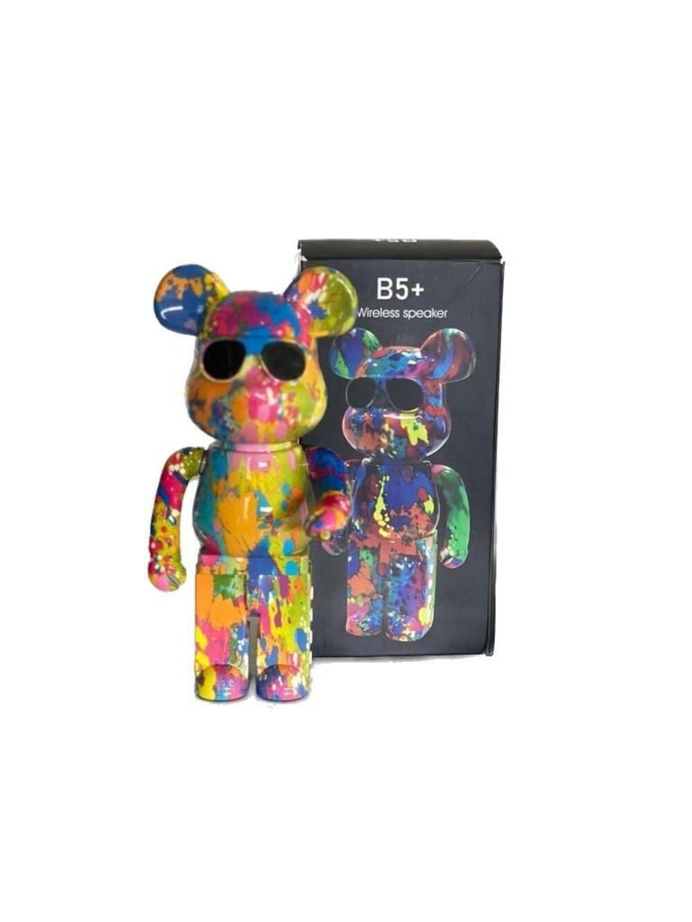 B5+ Graffiti Bear Wireless Bluetooth Speaker- Aesthetically Decor Figurine - Picture 6 of 10